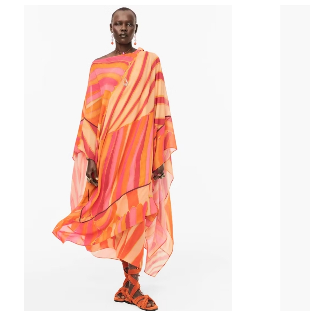 2-1 poncho dress Zara Limited Edition